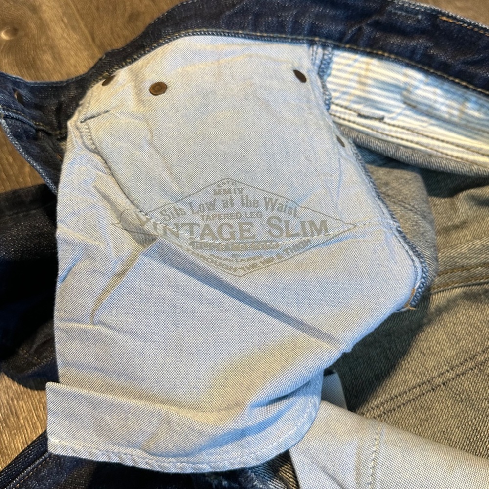Rugby Ralph Lauren Vintage Slim Jeans 30 x 30 Dark Wash Blue - Picture 9 of 9